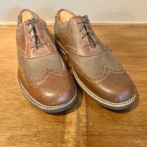 Men's Original Penguin Brown Leather Oxford Shoes